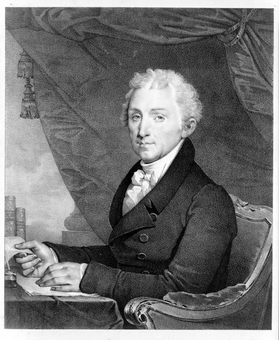 Portrait of James Monroe, 1828 by Gilbert Stuart
